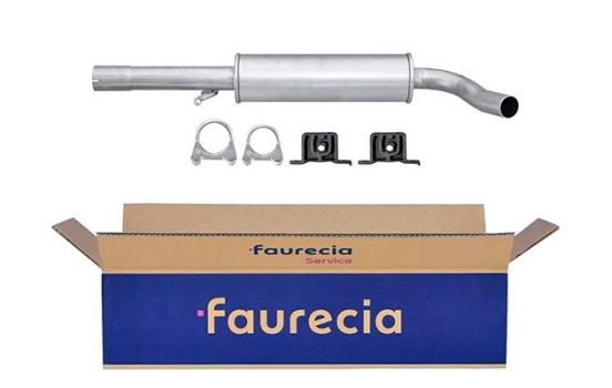 Middle silencer - Easy2Fit Kit - Set with mounting parts