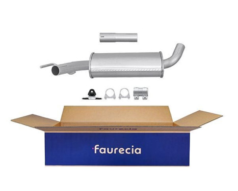 Middle silencer - Easy2Fit Kit - Set with mounting parts