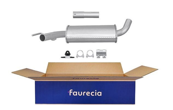 Middle silencer - Easy2Fit Kit - Set with mounting parts