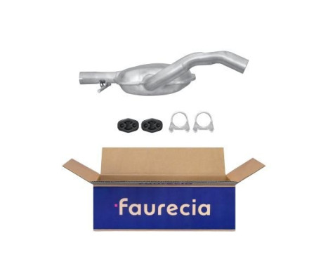 Middle silencer - Easy2Fit Kit - Set with mounting parts