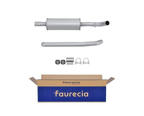 Middle silencer - Easy2Fit Kit - Set with mounting parts