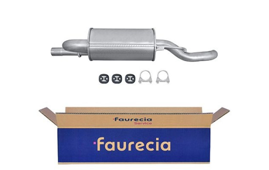 Middle silencer - Easy2Fit Kit - Set with mounting parts