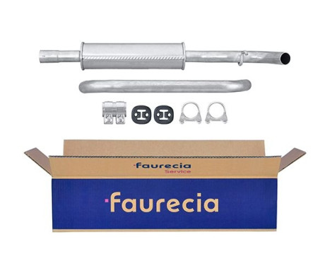 Middle silencer - Easy2Fit Kit - Set with mounting parts