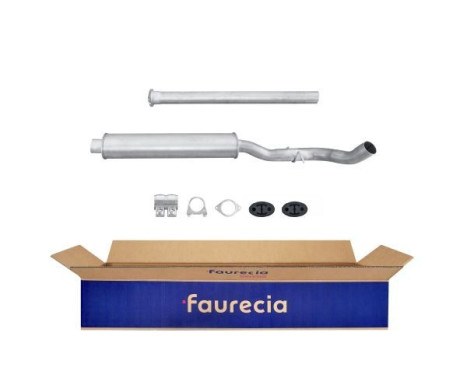 Middle silencer - Easy2Fit Kit - Set with mounting parts