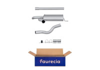 Middle silencer - Easy2Fit Kit - Set with mounting parts