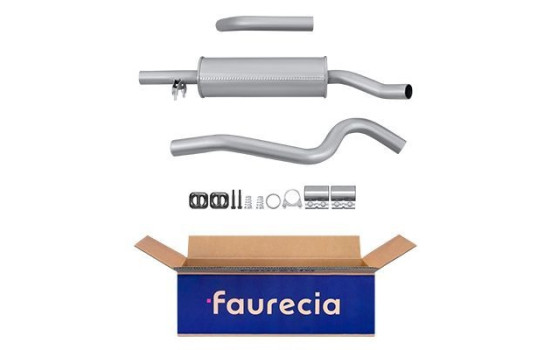 Middle silencer - Easy2Fit Kit - Set with mounting parts