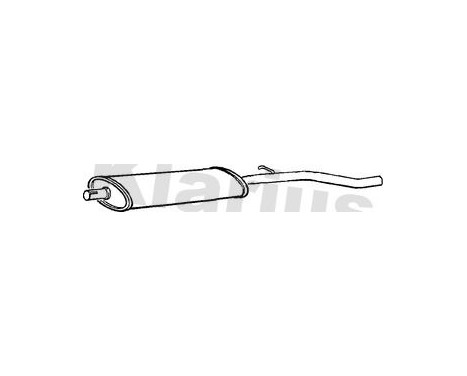 Middle silencer