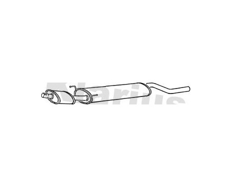 Middle silencer