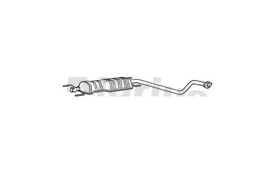 Middle silencer