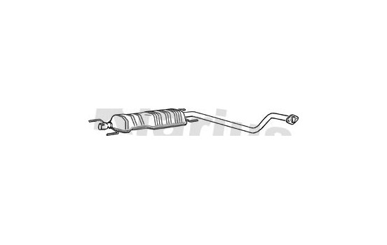 Middle silencer