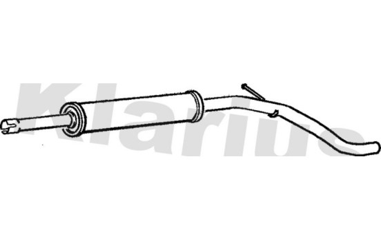 Middle silencer