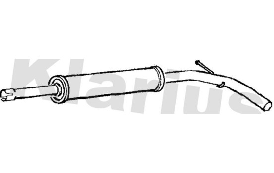 Middle silencer