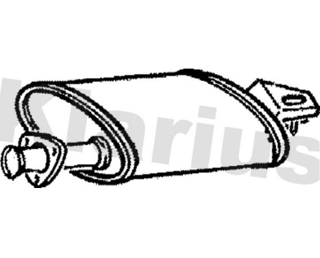 Middle silencer