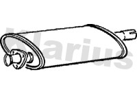 Middle silencer