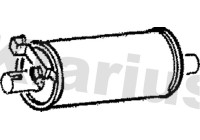 Middle silencer