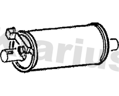 Middle silencer