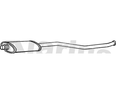 Middle silencer