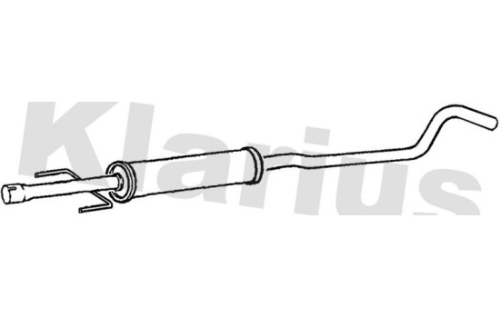 Middle silencer