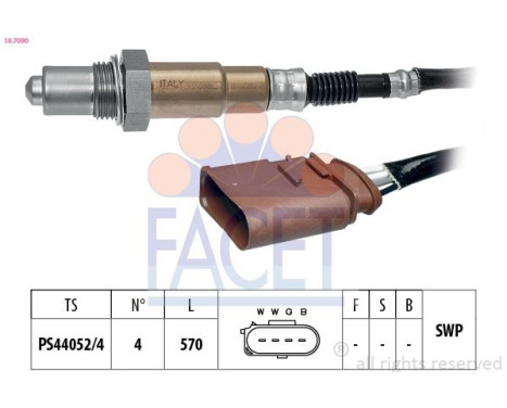 Lambda Sensor Made in Italy - OE Equivalent, Image 2