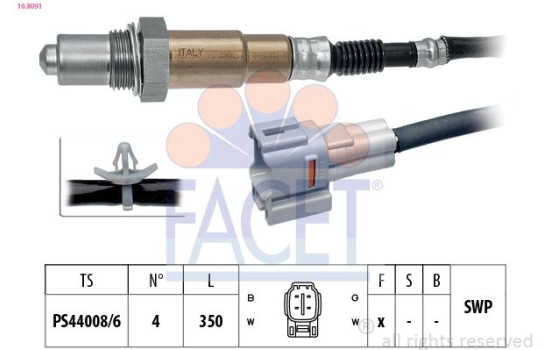 Lambda Sensor Made in Italy - OE Equivalent