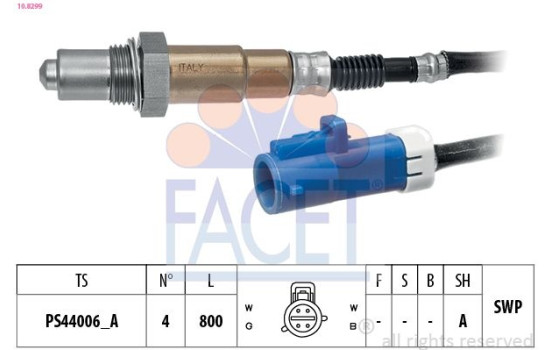 Lambda Sensor Made in Italy - OE Equivalent, Image 2
