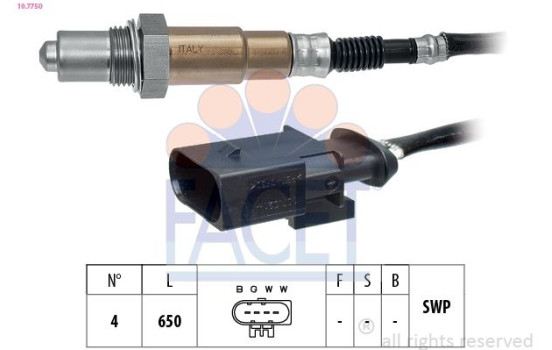 Lambda Sensor Made in Italy - OE Equivalent