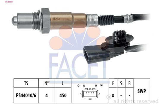 Lambda Sensor Made in Italy - OE Equivalent, Image 2
