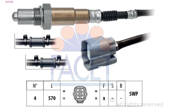 Lambda Sensor Made in Italy - OE Equivalent