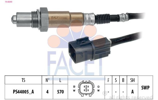 Lambda Sensor Made in Italy - OE Equivalent, Image 2
