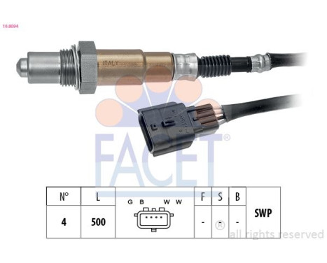 Lambda Sensor Made in Italy - OE Equivalent