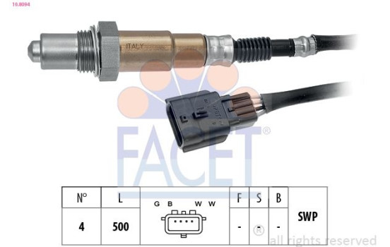 Lambda Sensor Made in Italy - OE Equivalent