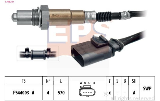 Lambda Sensor Made in Italy - OE Equivalent