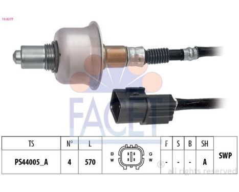 Lambda Sensor Made in Italy - OE Equivalent, Image 2