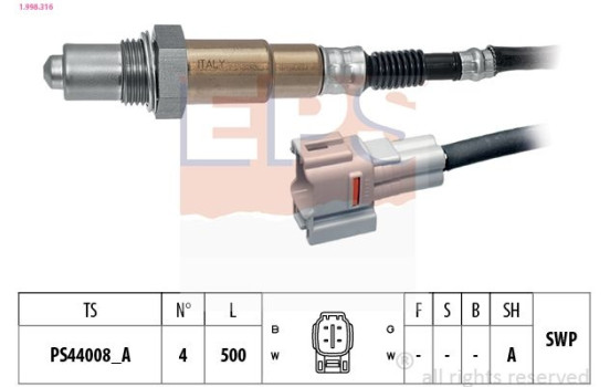 Lambda Sensor Made in Italy - OE Equivalent