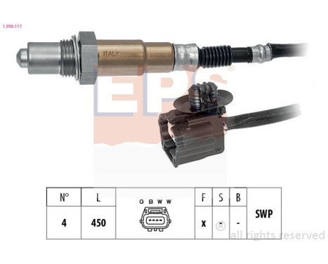 Lambda Sensor Made in Italy - OE Equivalent