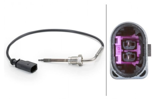 Sensor, exhaust gas temperature