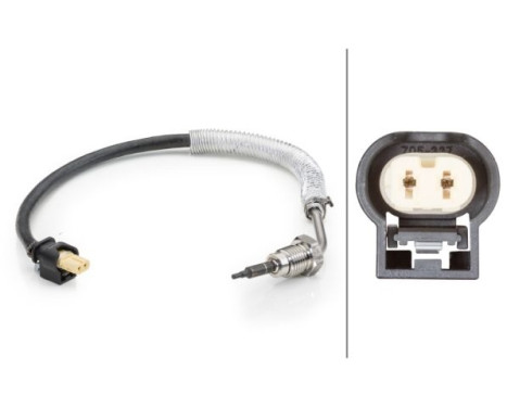 Sensor, exhaust gas temperature