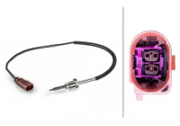 Sensor, exhaust gas temperature
