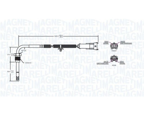 Sensor, exhaust gas temperature, Image 2