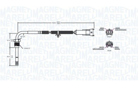 Sensor, exhaust gas temperature, Image 2