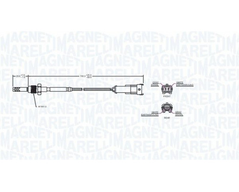 Sensor, exhaust gas temperature, Image 2