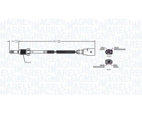 Sensor, exhaust gas temperature, Image 2