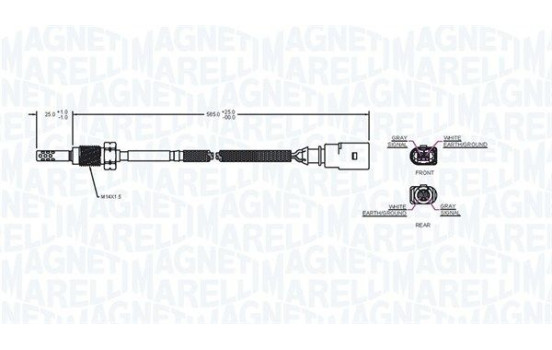 Sensor, exhaust gas temperature, Image 2