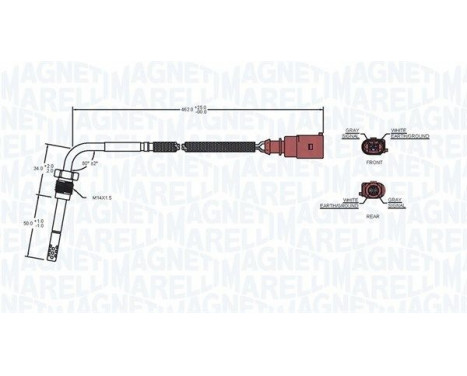 Sensor, exhaust gas temperature, Image 2