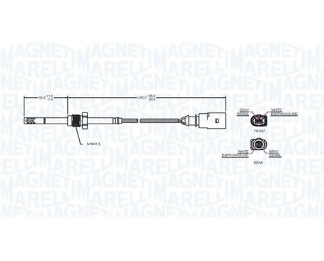 Sensor, exhaust gas temperature, Image 2