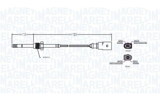 Sensor, exhaust gas temperature, Image 2