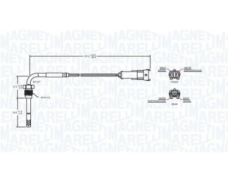 Sensor, exhaust gas temperature, Image 2