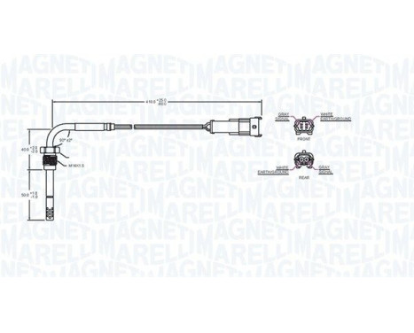 Sensor, exhaust gas temperature, Image 2