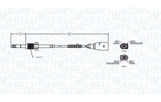 Sensor, exhaust gas temperature, Image 2