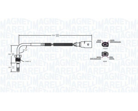 Sensor, exhaust gas temperature, Image 2